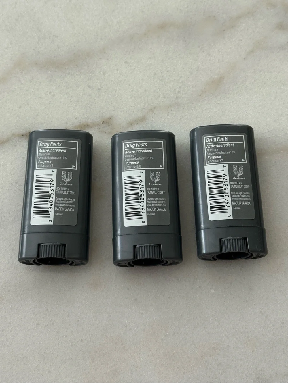 BRAND NEW Dove Men+Care Maximum Protection Deodorant *3 - 0.5oz each